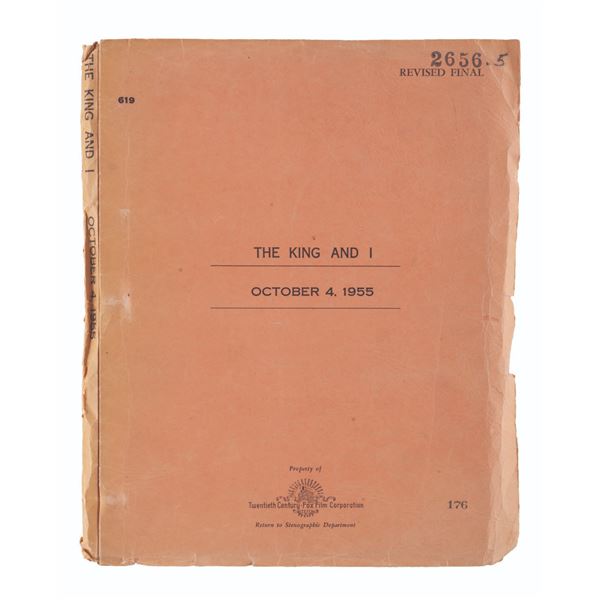 A "The King and I" Revised Final Script.