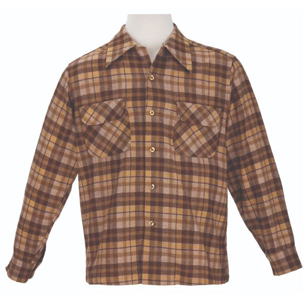 A Fess Parker Flannel Costume Shirt.