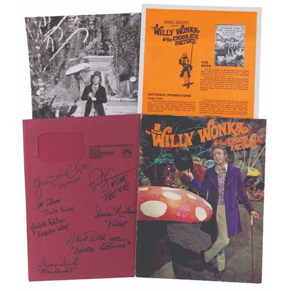 A Multi-Signed "Willy Wonka and the Chocolate Factory" Guide.