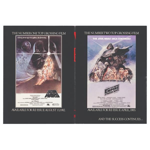 A "Revenge of the Jedi" Production Announcement Ad Insert.