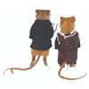 Image 3 : A "Dinner for Schmucks" American Gothic Taxidermy Mice Diorama.