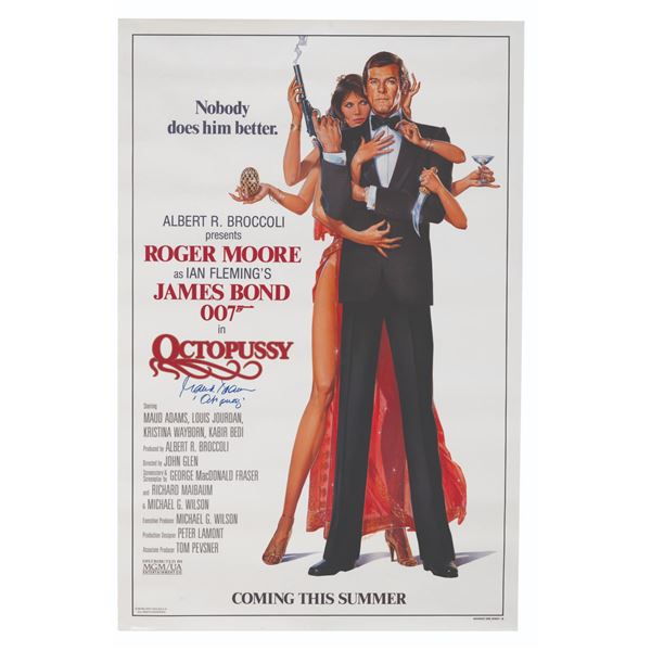 A Signed "Octopussy" One-Sheet.