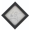 Image 1 : A Neil Armstrong Signed Fabric Square.