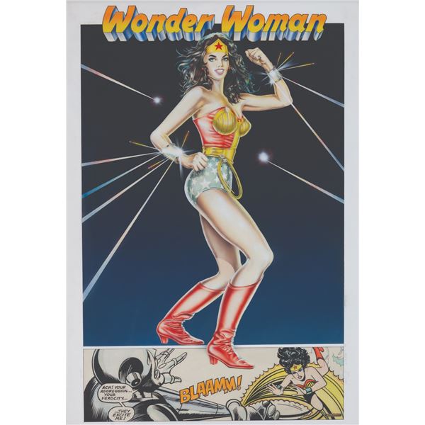 A Wonder Woman Original Painting.