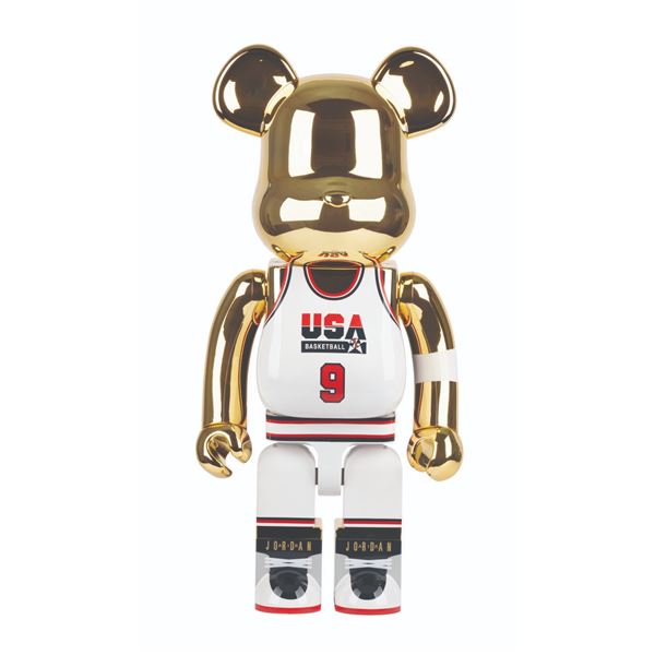 A BE@RBRICK Michael Jordan Dream Team 1000% Figure.