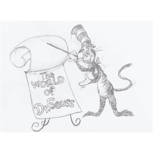 A "The Butter Battle Book" Cat in the Hat Drawing.