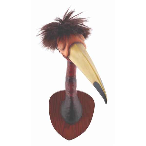 A Dr. Seuss Unorthodox Taxidermy Andulovian Grackler.