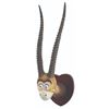 Image 1 : A Dr. Seuss Unorthodox Taxidermy Two Horned Drouberhannis.