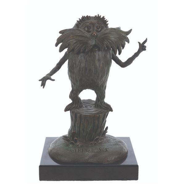 A Limited Edition Bronze Lorax Sculpture.