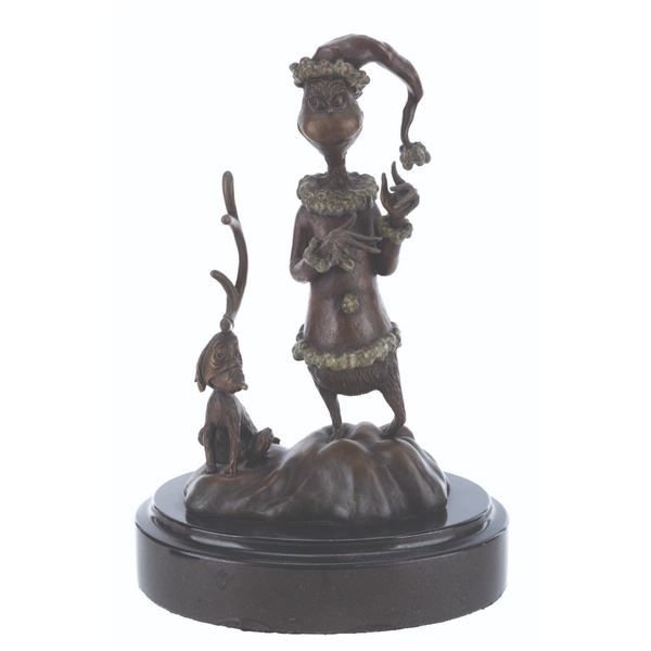 A How the Grinch Stole Christmas Limited Edition Bronze Sculpture.