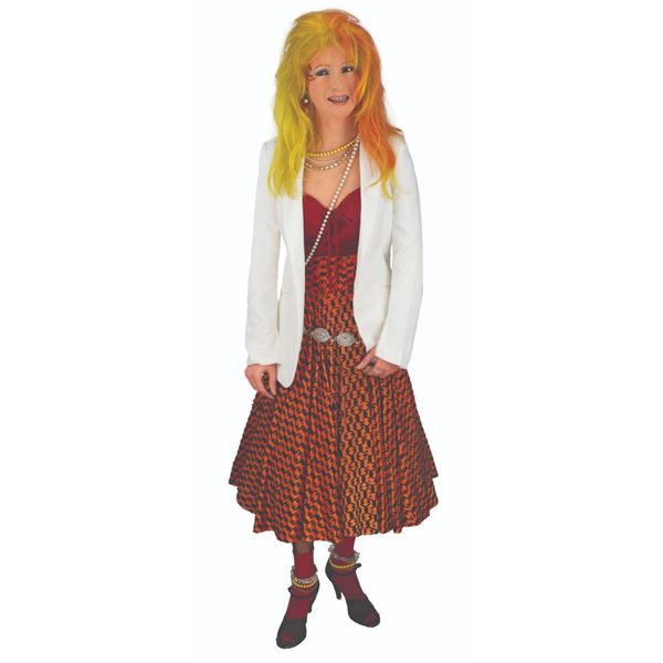 A Hollywood Wax Museum Cyndi Lauper Life-Size Figure.
