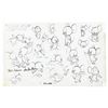 Image 1 : A Hanna-Barbera Signed "Tom and Jerry" Model Sheet.