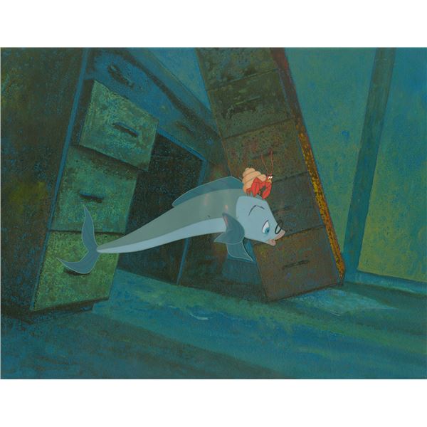 A "The Incredible Mr. Limpet" Production Cel & Background.