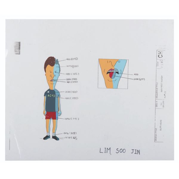 A "Beavis and Butt-Head Do America" Model Cel.