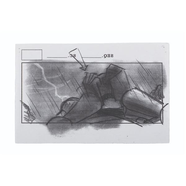 A "The Iron Giant" Production-Used Storyboard Xerox.