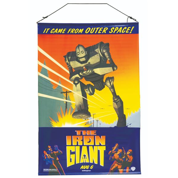 A Large "The Iron Giant" Banner.