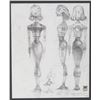 Image 1 : A "Robots" Framed Original Model Drawing.