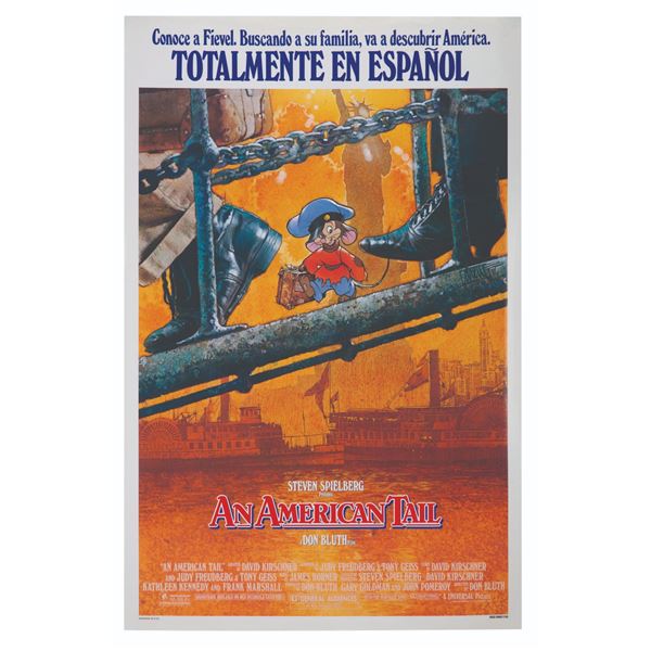 "An Americal Tail" Rare Spanish One-Sheet.