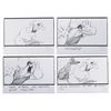 Image 1 : A Set of "An American Tail: Fievel Goes West" Storyboard Drawings.