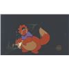 Image 1 : "An American Tail: Fievel Goes West" Production Cel & Spielberg Signature.