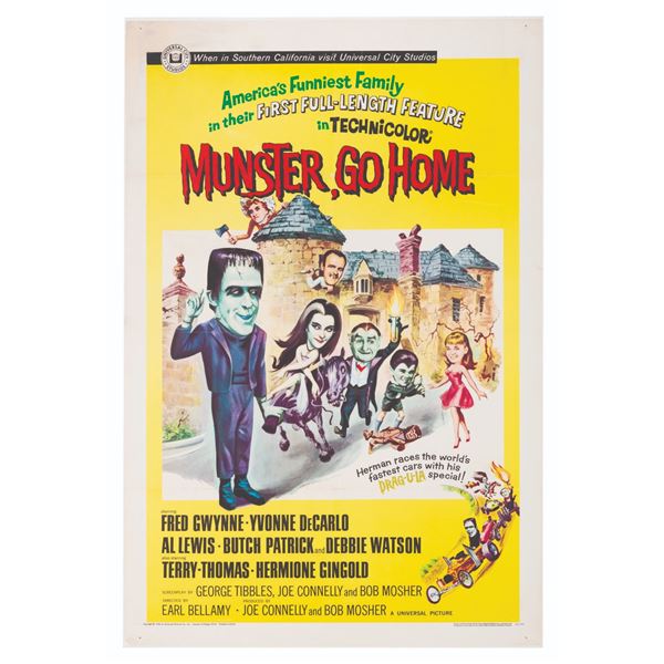 A “Munster, Go Home” One-Sheet.