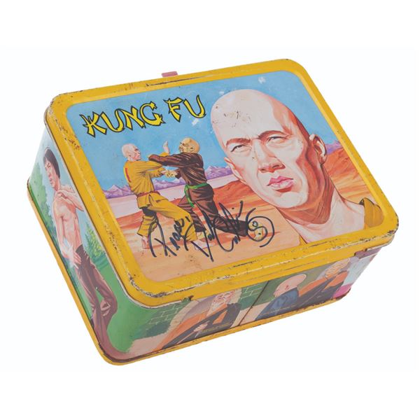 A David Carradine Signed "Kung Fu" Lunch Box.