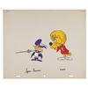 Image 1 : A Super Chicken and Fred Lion Scene Cel.