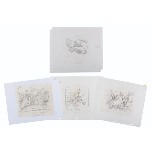 A Collection of "Faeries" Original Storyboards.