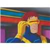 Image 1 : An "X-Men: The Animated Series" Cyclops Production Cel and Background.