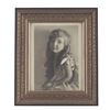 Image 1 : A Framed Photo of Virginia Davis.