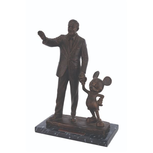 Virginia Davis' Partners Statue.