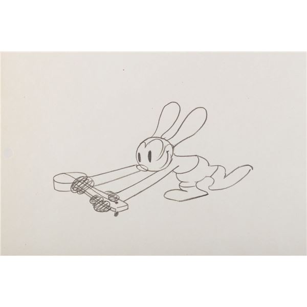A "Rival Romeos" Oswald the Lucky Rabbit Production Drawing.