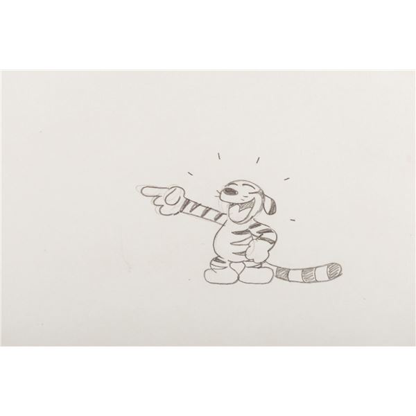 An "Africa Before Dark" Original Production Drawing.