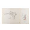 Image 1 : A Pair of "Woodland Cafe" Production Drawings.