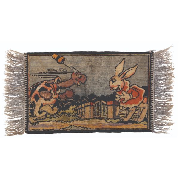 A "Tortoise and the Hare" Italian Rug.