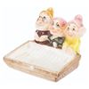 Image 10 : A "Snow White" Ceramic Toothbrush Holder and Soap Dish Collection.