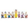 Image 3 : Three Rare "Snow White and Seven Dwarfs" Bisque Figurine Sets.