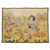 Image 1 : A "Snow White and the Seven Dwarfs" Rug.