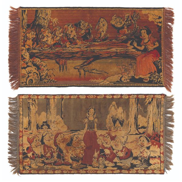 A Pair of "Snow White and the Seven Dwarfs" Tapestries.