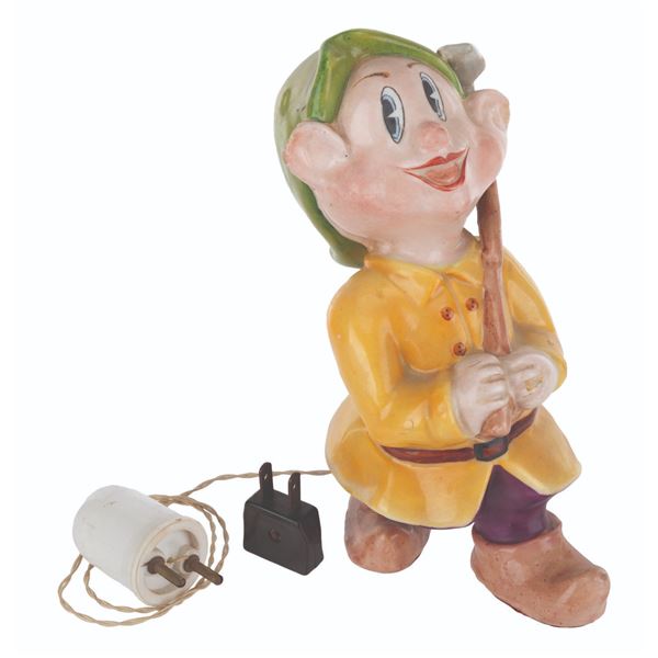 A "Snow White" Dopey Lamp by Casarte.