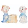 Image 1 : A Pair of "Snow White and the Seven Dwarfs" Dopey Ceramics.