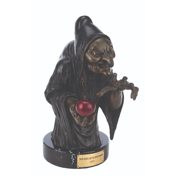 A "Snow White" Old Hag Limited Edition Bronze Sculpture.