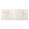 Image 4 : A Pair of "Mother Goose Goes Hollywood" Production Drawings.