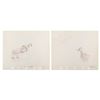 Image 1 : A Pair of "The Autograph Hound" Production Drawings.