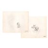 Image 1 : A Pair of “Donald’s Penguin” Original Production Drawings.