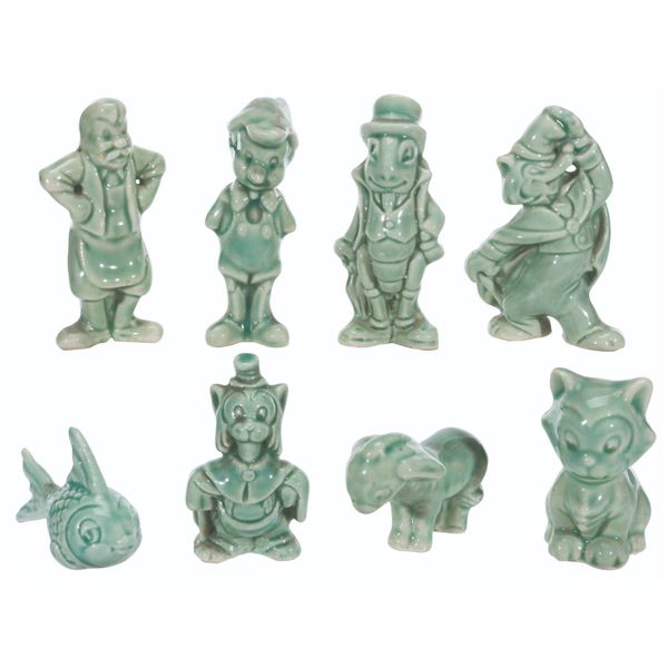 A Set of National Porcelain "Pinocchio" Figures.