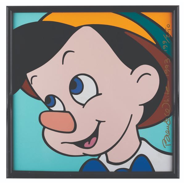 A Limited Edition "Pinocchio" Tile by Brenda White.