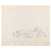 Image 2 : A "Lend a Paw" Pluto Production Drawing.