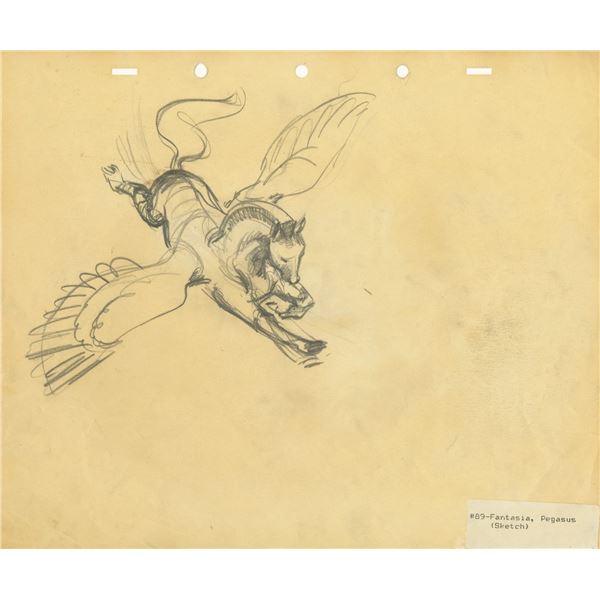 A "Fantasia" Pegasus Original Concept Drawing.