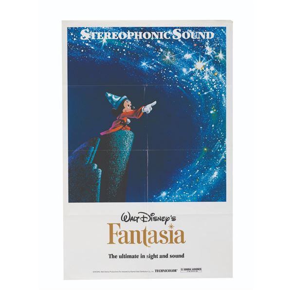 A "Fantasia" 1977 Re-Release One-Sheet.